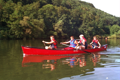 Kanutouren auf dem Neckar