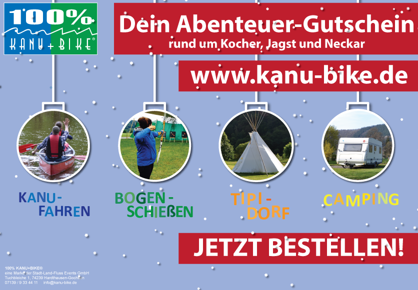 Kanu-Touren Erlebnis-Gutschein-Winterlayout