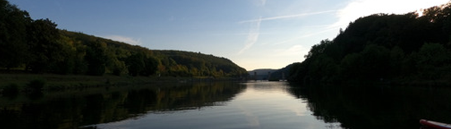 Abendstimmung am Neckar